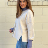 Entro | Clara Mock Neck Sweater | Sweetest Stitch Boutique Richmond