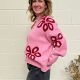 Strut & Bolt | Mimi Flower Sweater | Sweetest Stitch Boutique Richmond