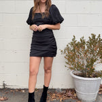 Crescent | Slip Into Satin Mini Dress | Sweetest Stitch Boutique