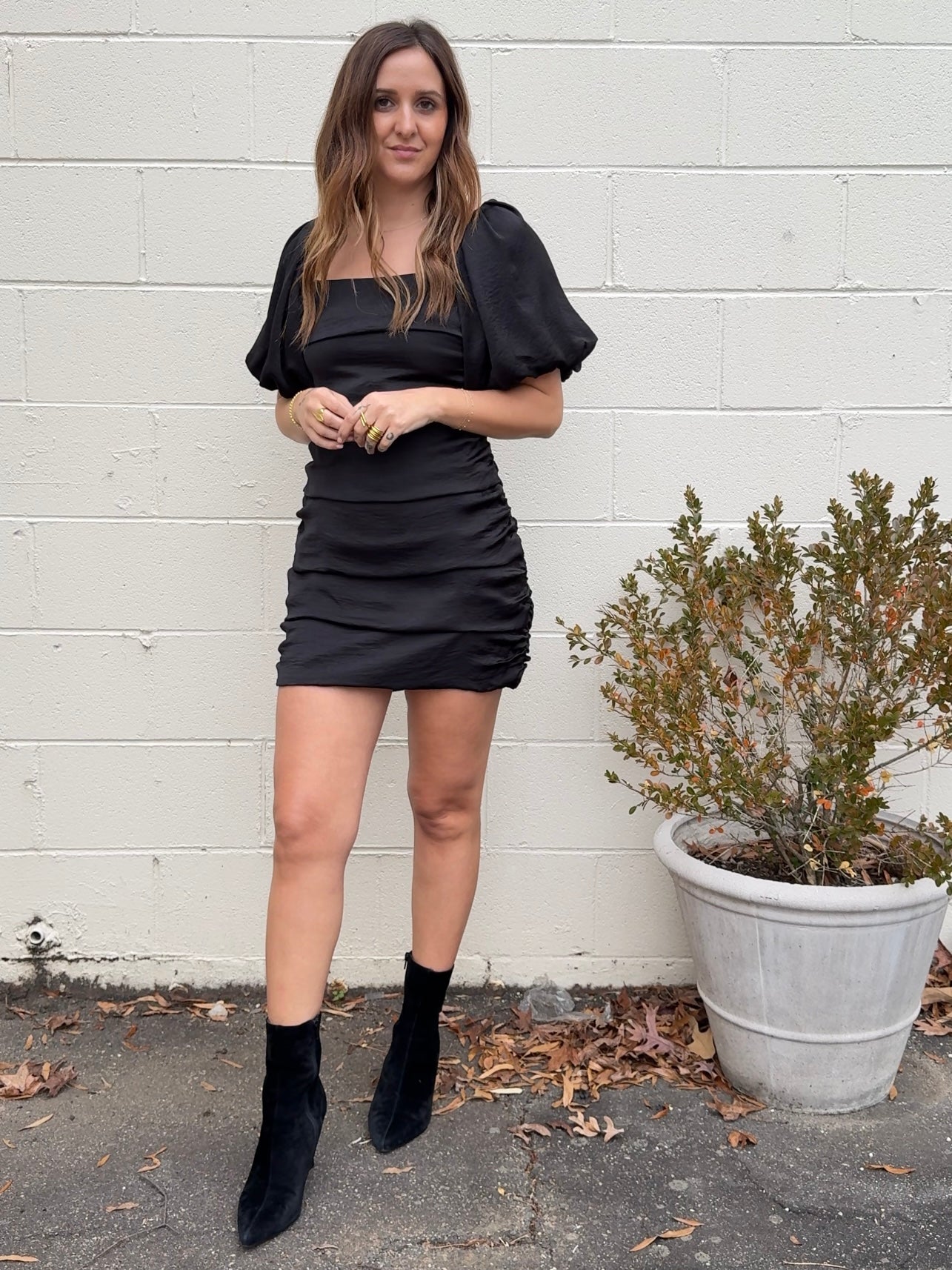 mini stitch dresses Dark Wash Western Boot Stitch Denim Mini Dress M