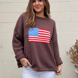 Buttermelon | Miranda Flag Sweater | Sweetest Stitch Boutique