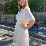 Current Air | Eden Lace Button Down Dress | Sweetest Stitch