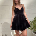 ASTR The Label | Dauphine Velvet Mini Skater Dress | Sweetest Stitch