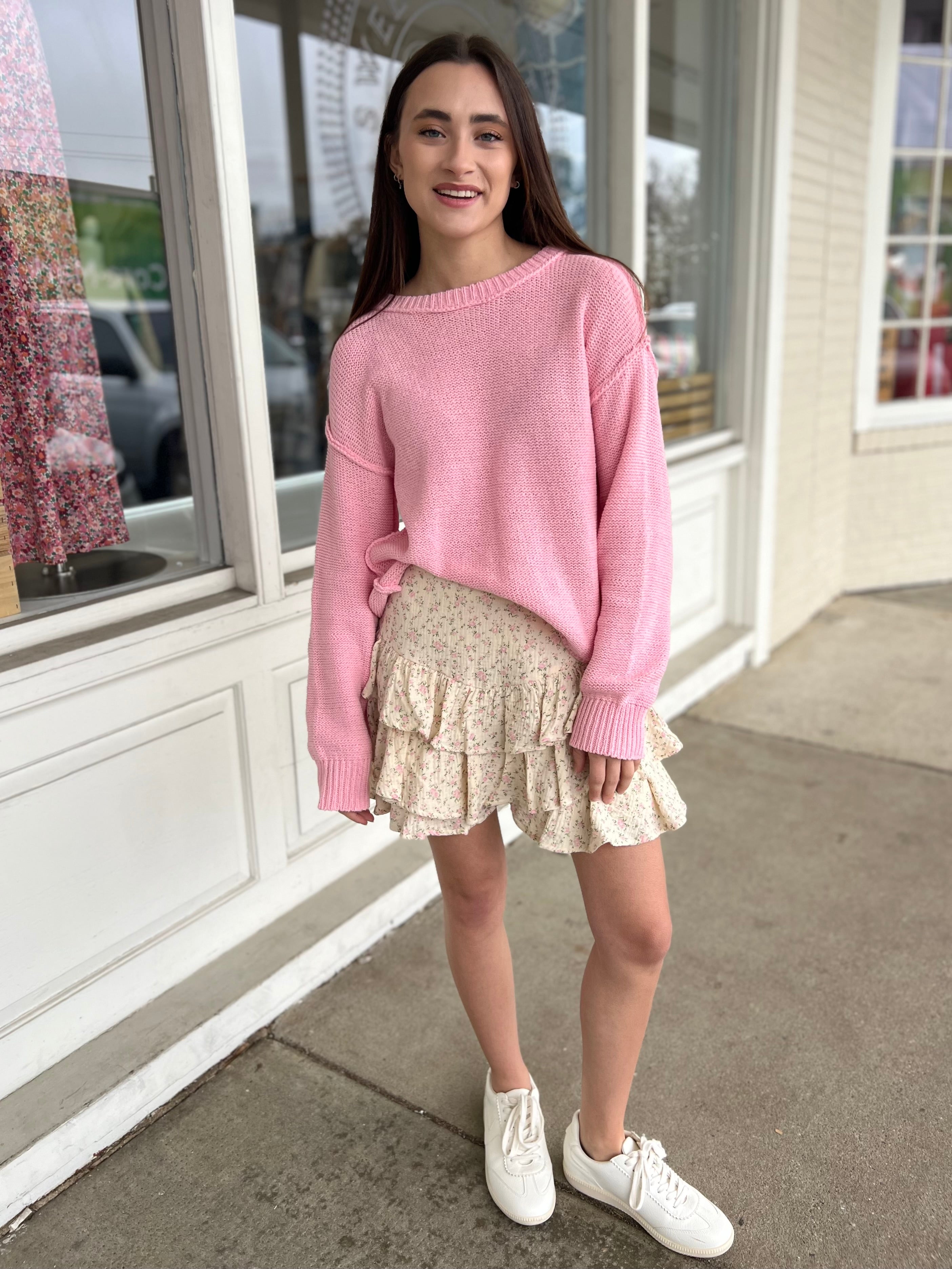 Idem Ditto | Lily Ruffle Floral Mini Skirt | Sweetest Stitch