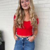 Olivaceous | Frensis Ruched Off Shoulder Top | Sweetest Stitch