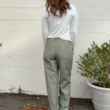 Z Supply | Olive Twill Pants | Sweetest Stitch Boutique Richmond