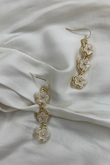Flower Dangle Earrings | Sweetest Stitch Online Boutique for Women