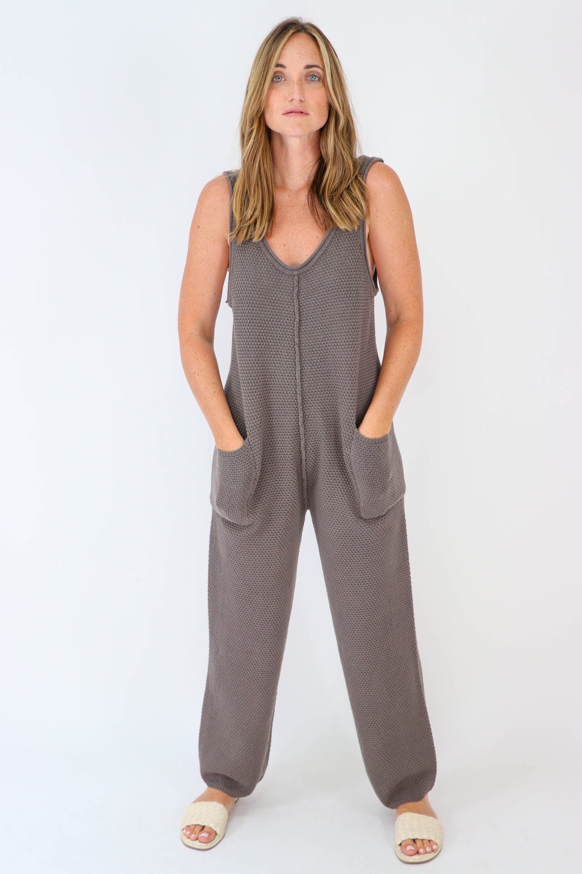 By Together | Knit Sleeveless Jumpsuit | Sweetest Stitch Boutique