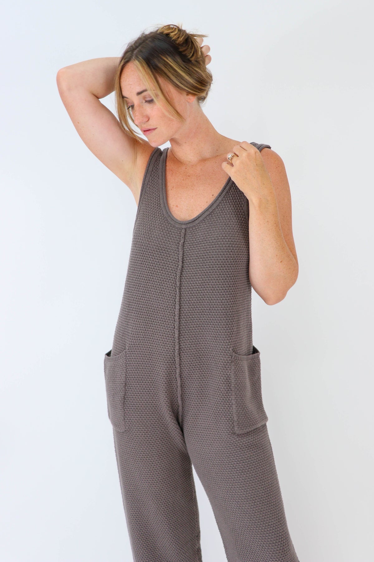 By Together | Knit Sleeveless Jumpsuit | Sweetest Stitch Boutique