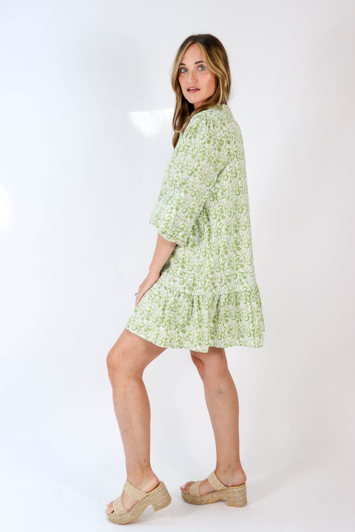 Sugar Lips | Printed Cotton Shift Dress for Women | Sweetest Stitch