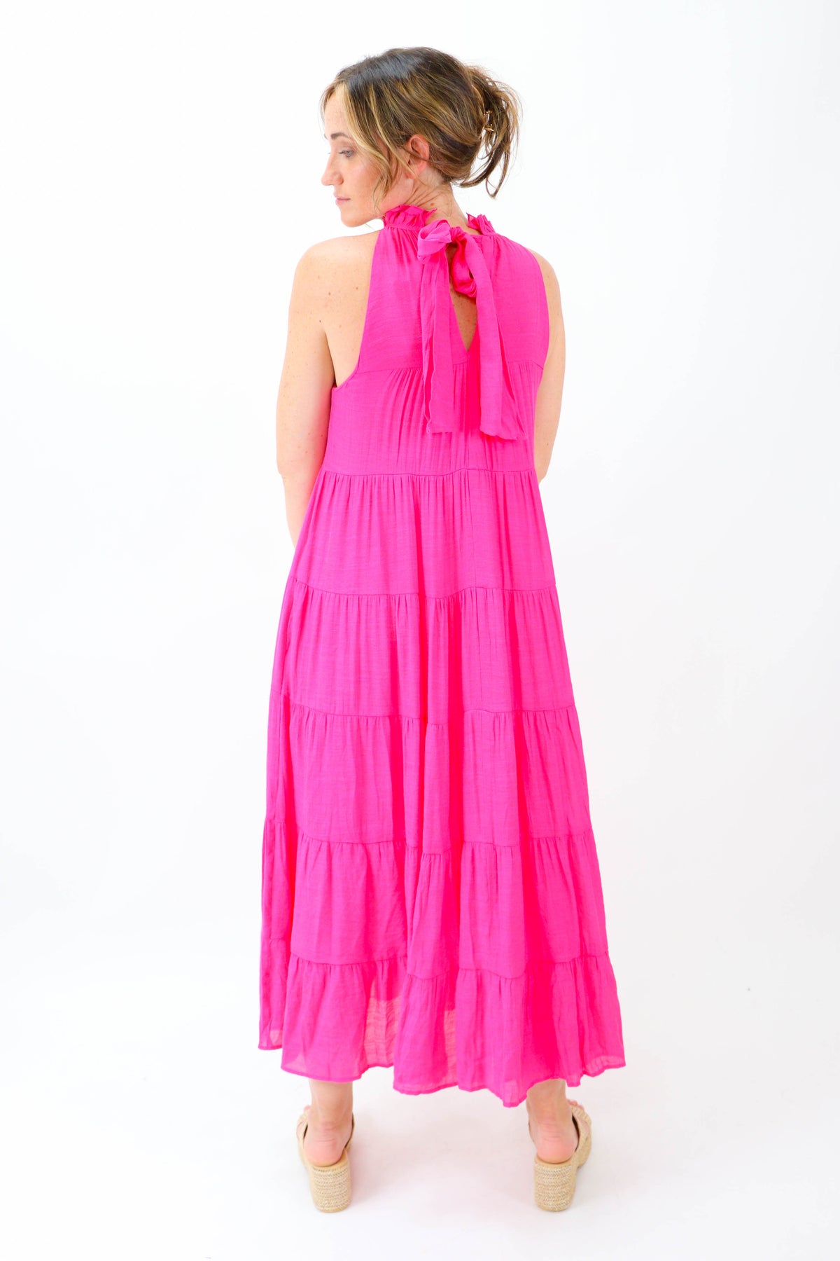 Pink Flowy Maxi Dress | Sweetest Stitch Women&#39;s Fashion Boutique