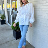 Lalavon | Pink Button Up Cora Shirt | Sweetest Stitch Boutique