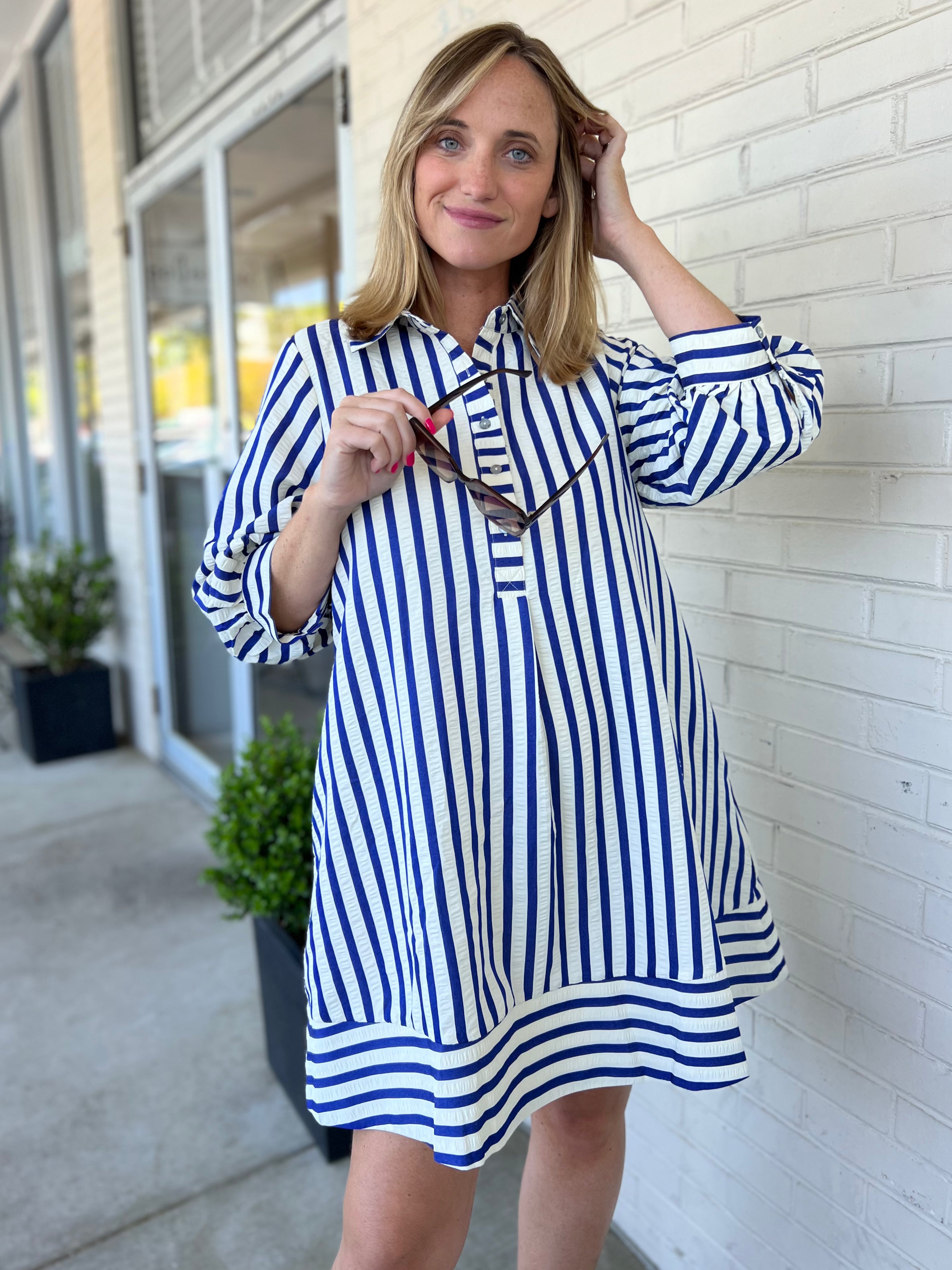 Entro | Sam Striped Mini Dress | Sweetest Stitch Boutique