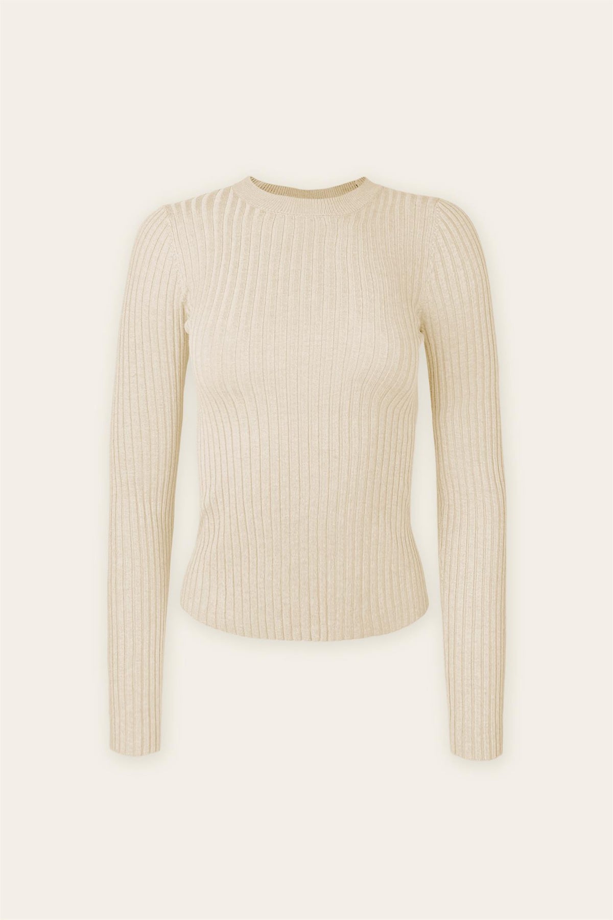Dress Forum | Ivory Ribbed Knit Top | Sweetest Stitch Online Shop