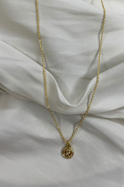 Mini Coin Charm Necklace | Sweetest Stitch Online Boutique
