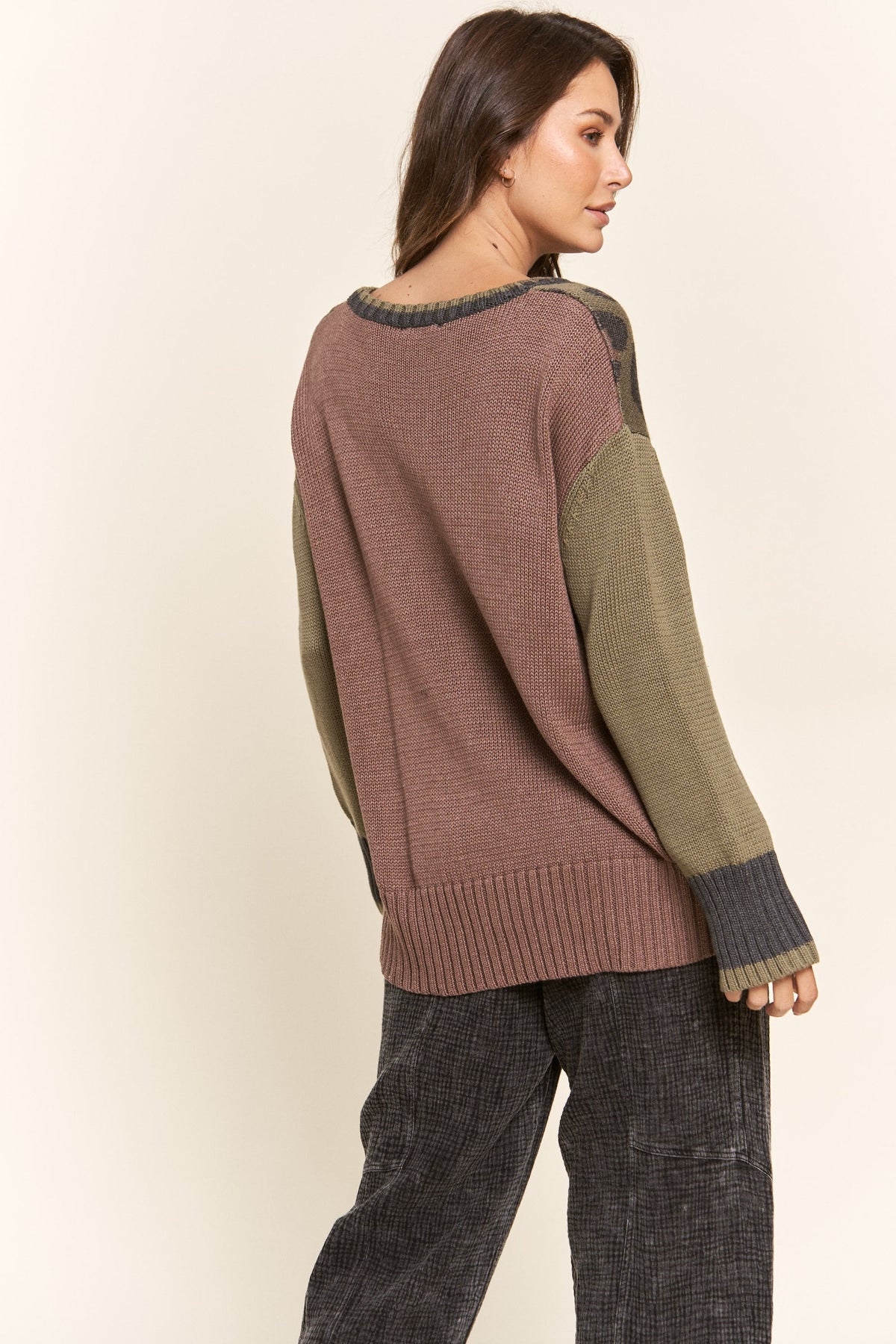 J.NNA | Leopard Print Oversized Sweater | Sweetest Stitch Online