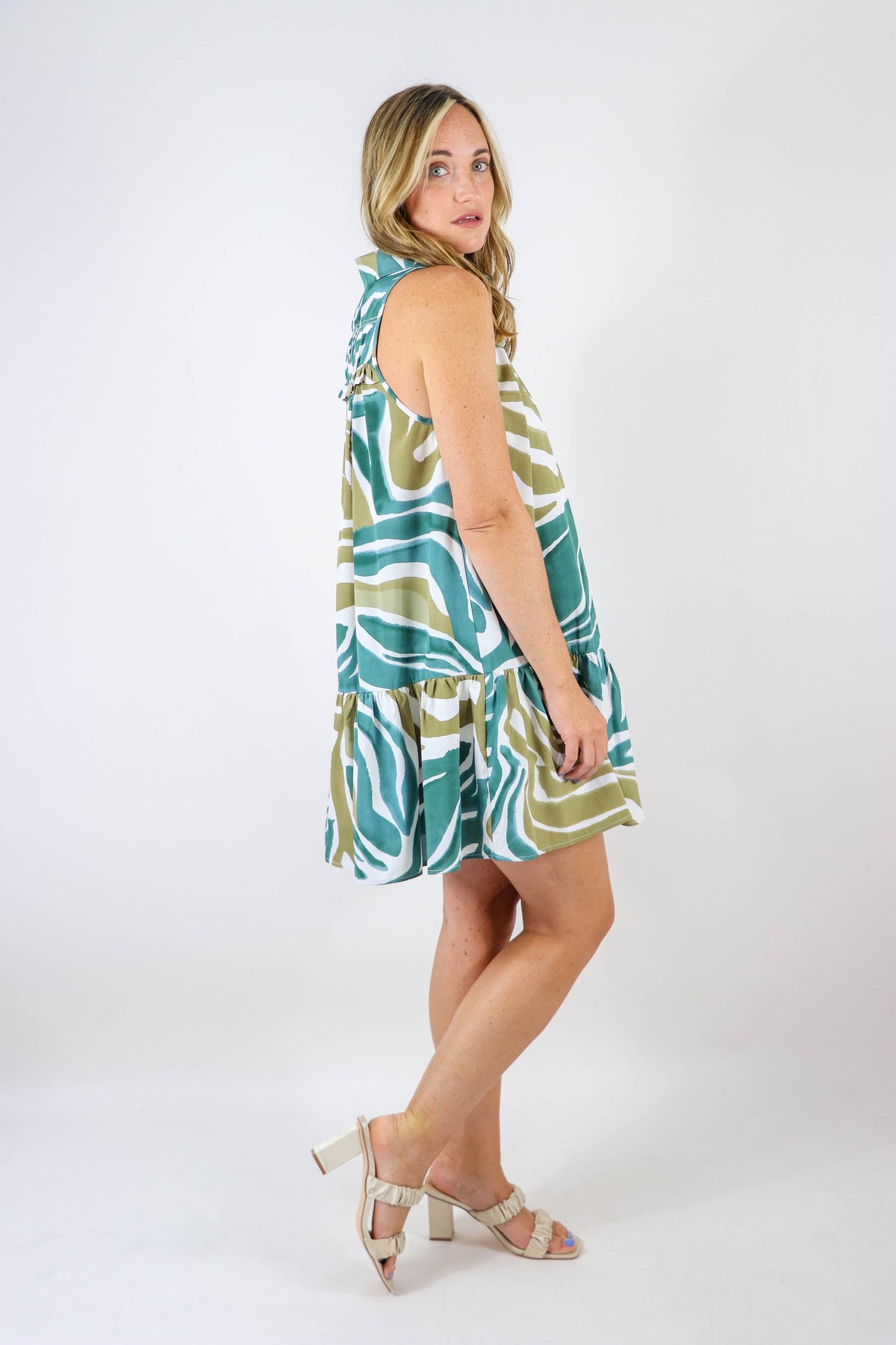 Entro | Zebra Print Mini Dress | Sweetest Stitch Online Boutique