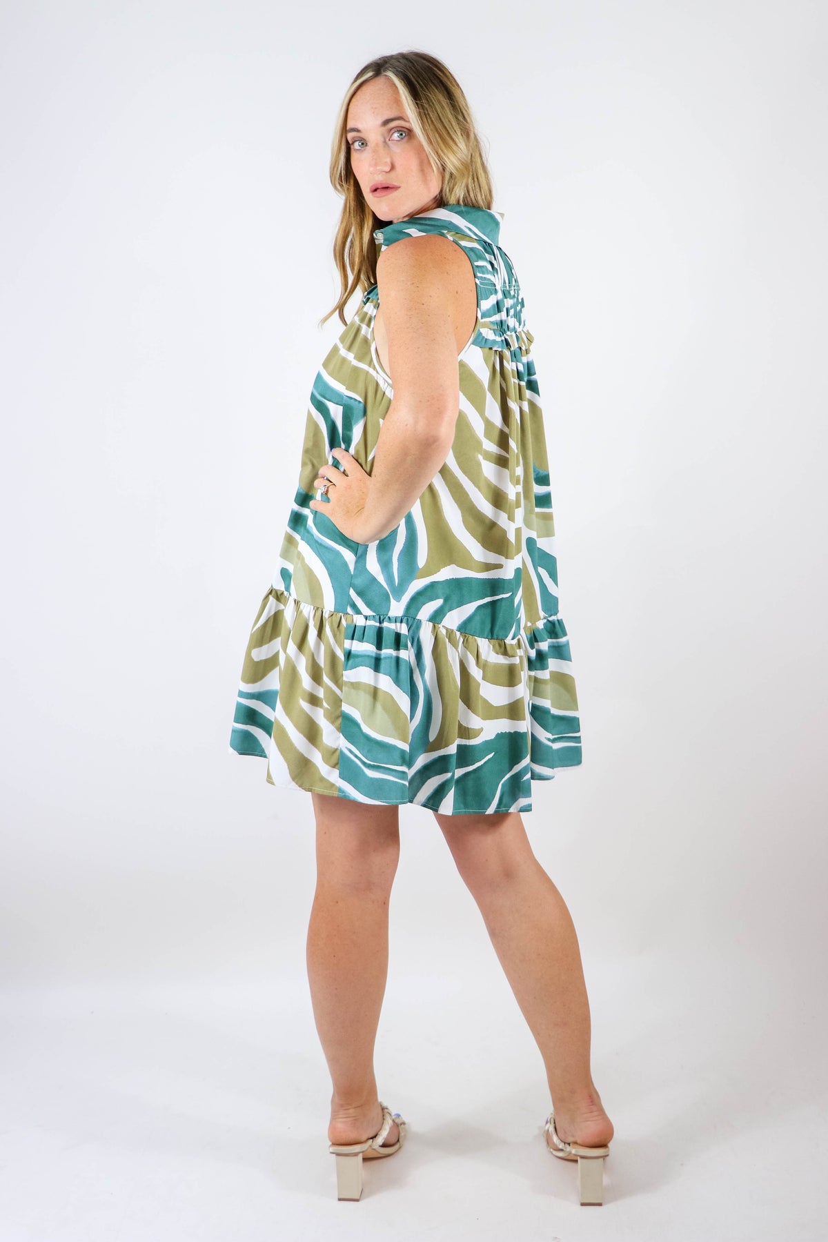 Entro | Zebra Print Mini Dress | Sweetest Stitch Online Boutique
