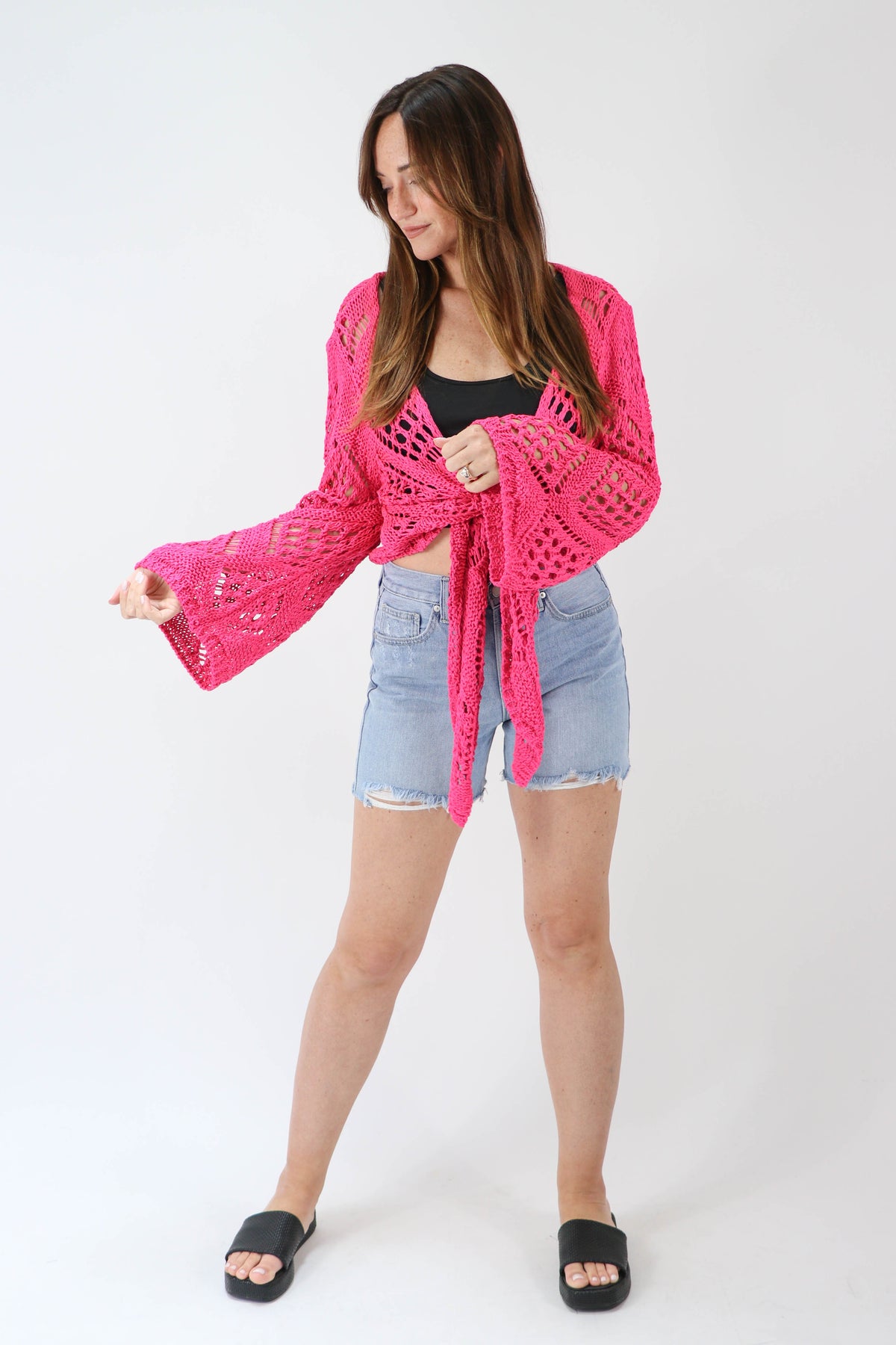 Crochet Cover Up Top | Sweetest Stitch Women&#39;s Boutique