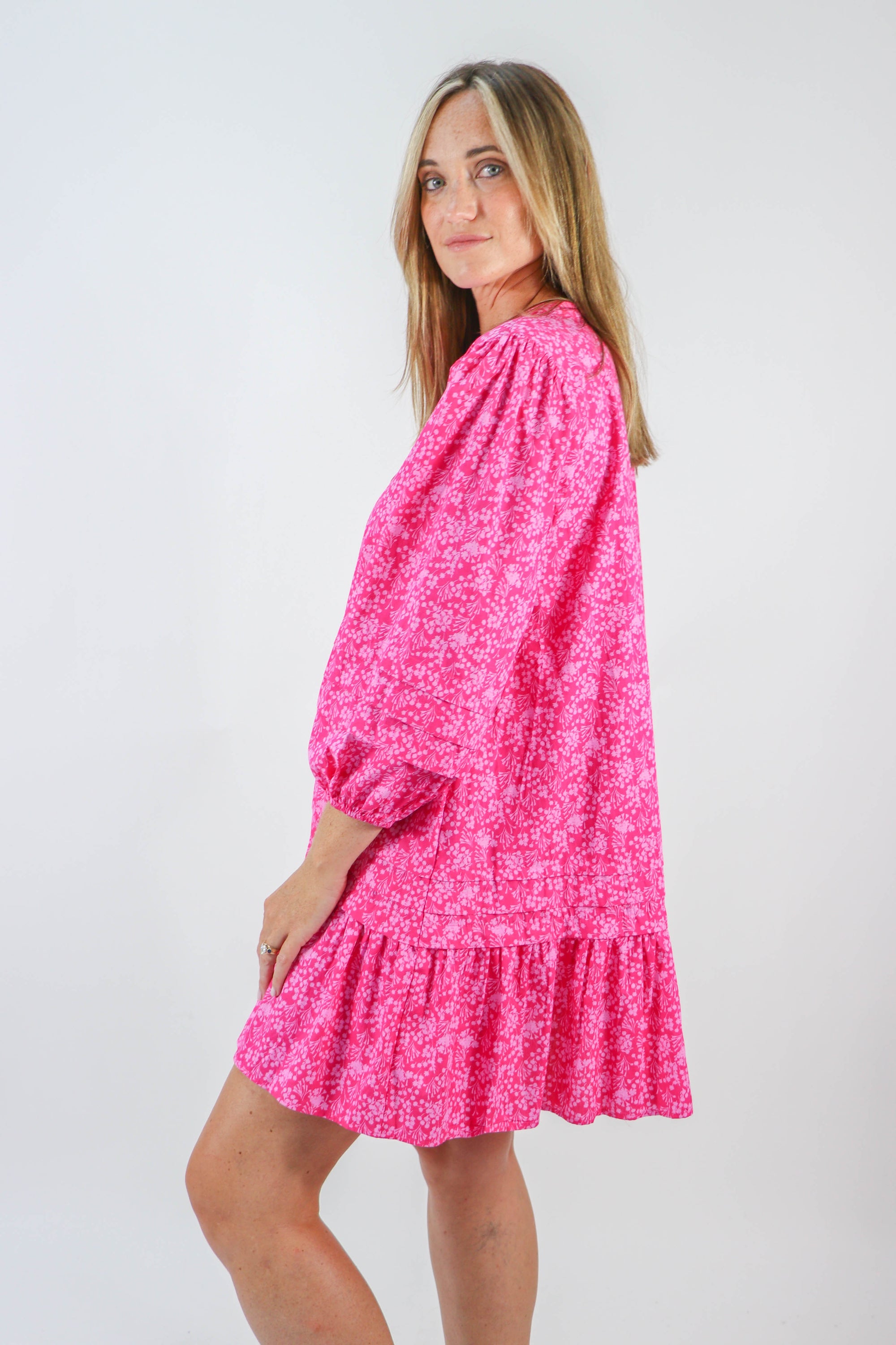 Sugar Lips | Pink Palisades Shift Dress | Sweetest Stitch Boutique