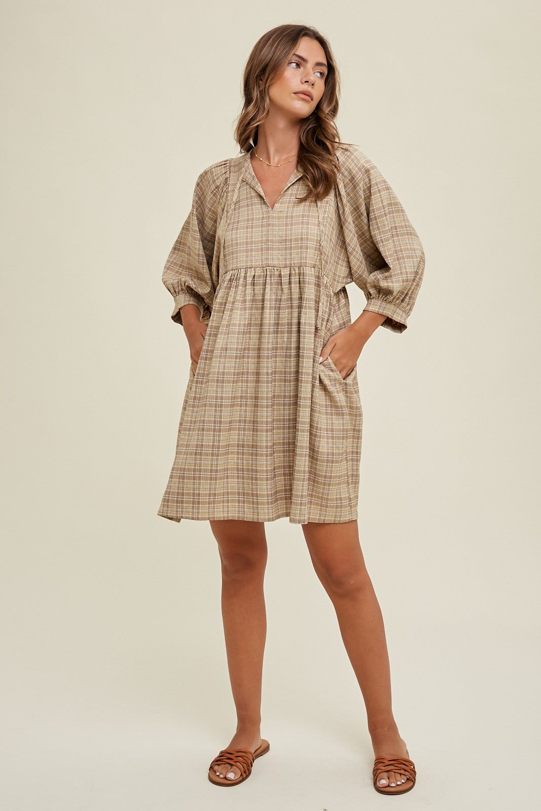 Wishlist | Plaid Babydoll Dress | Sweetest Stitch Online Boutique