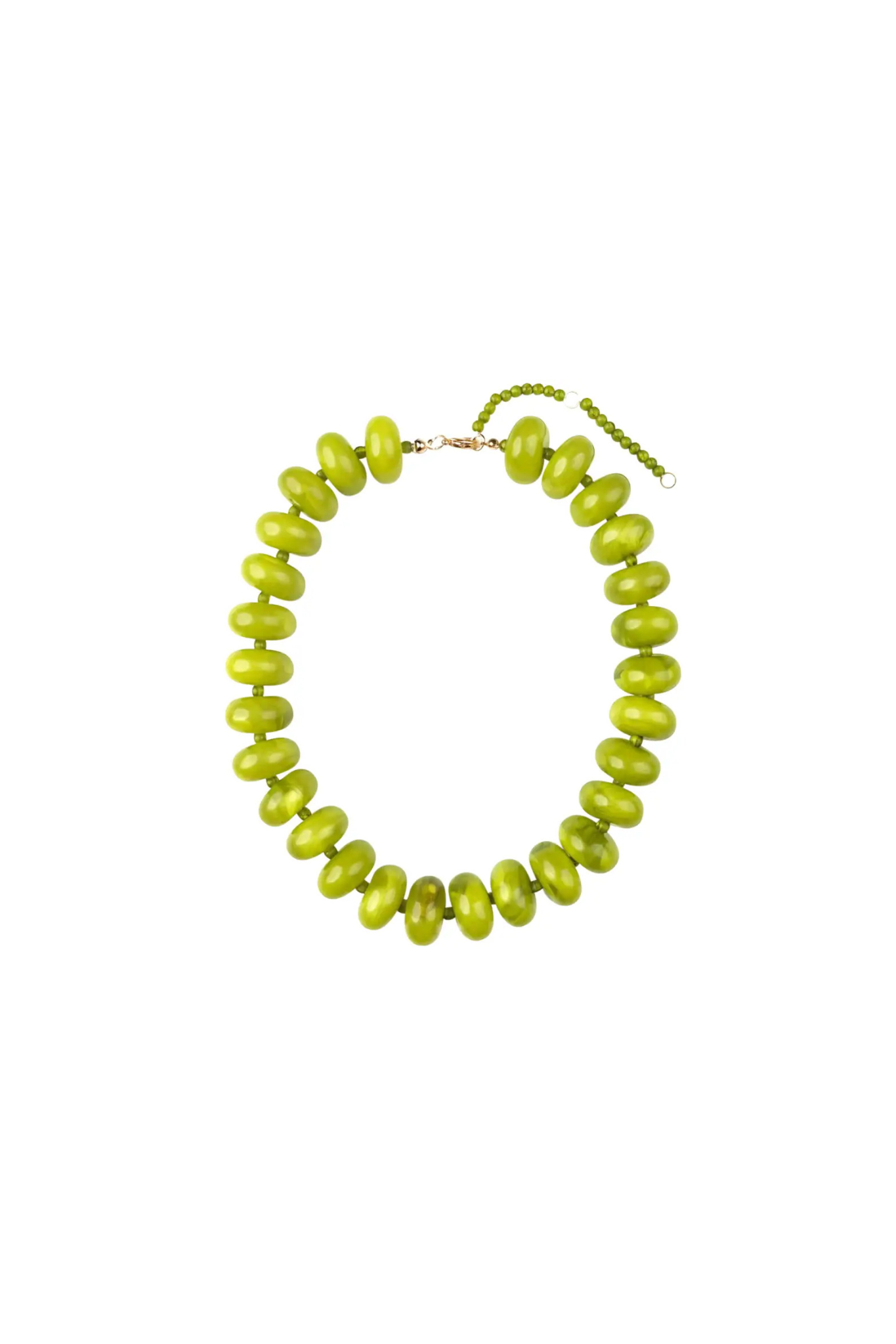 Gemelli | Bailey Necklace Chartreuse | Sweetest Stitch Boutique RVA