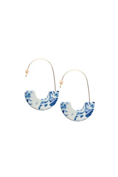 St. Armands Designs | Marble Threader Earrings  | Sweetest Stitch
