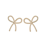 St. Armands Designs | Wrapped Bow Raffia Earrings | Sweetest Stitch