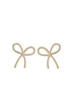 St. Armands Designs | Wrapped Bow Raffia Earrings | Sweetest Stitch