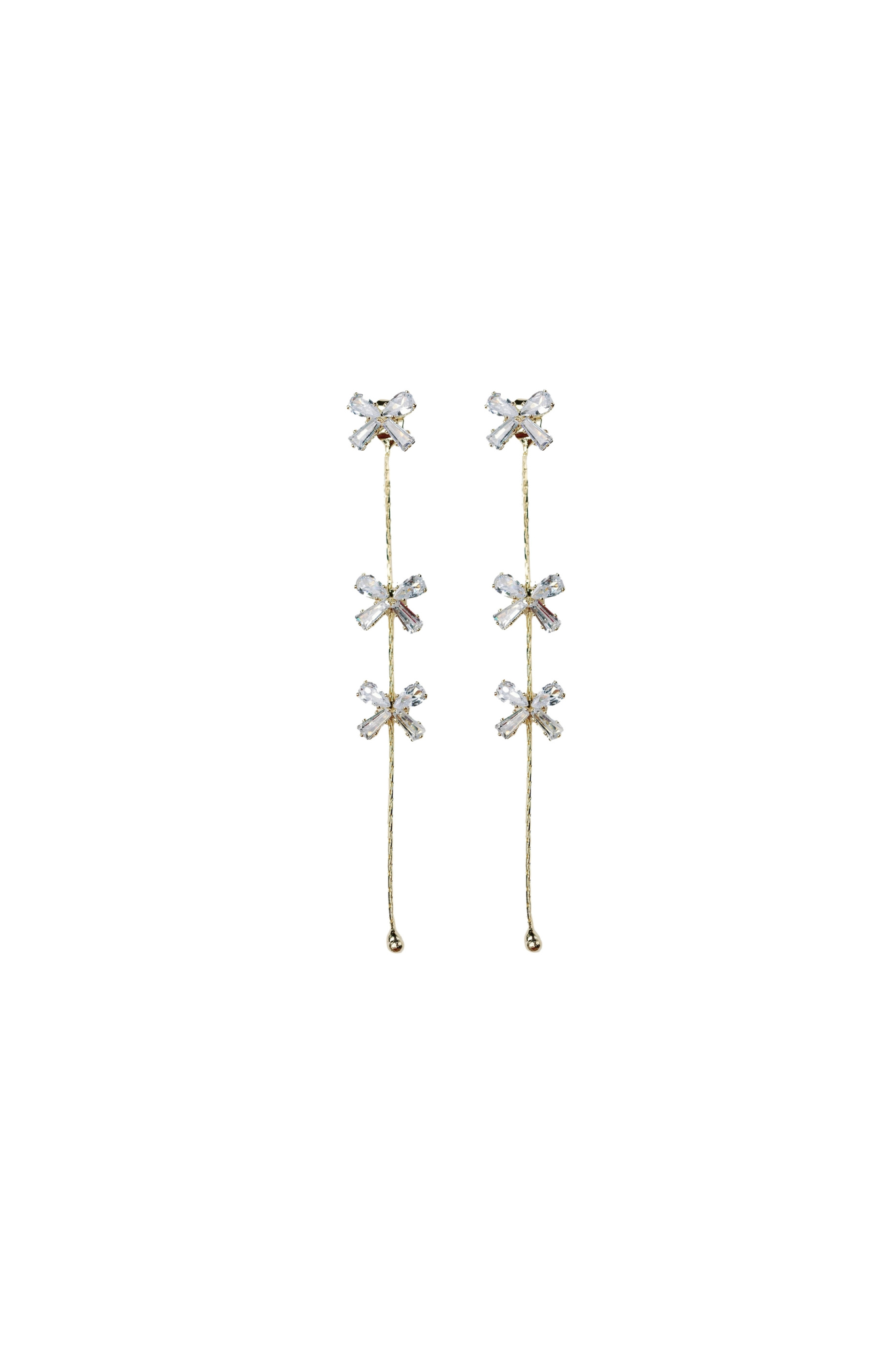 St Armands Designs | Diamond Bow Earrings | Sweetest Stitch 