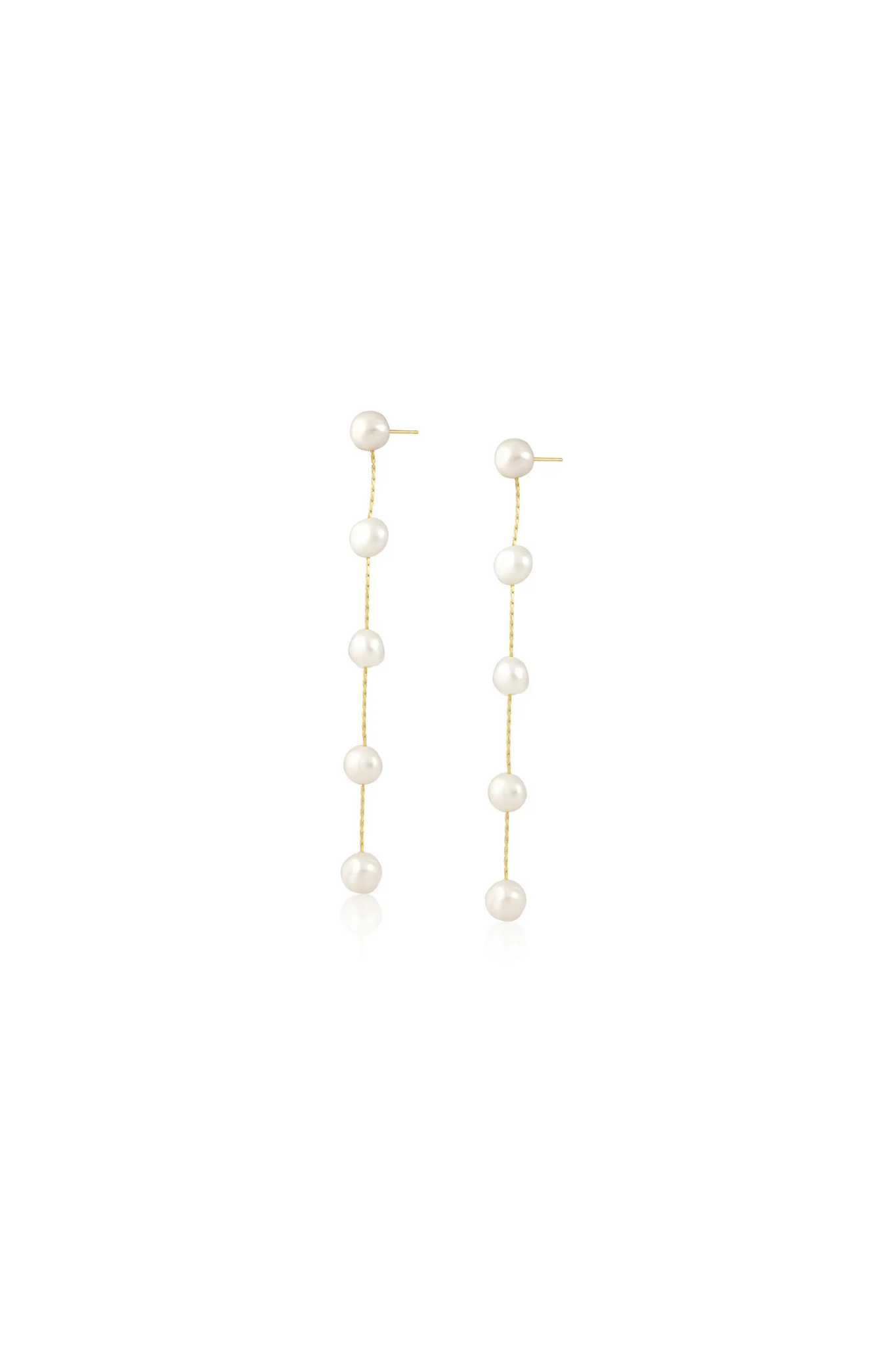 Sahira Jewelry | Valentina Pearl Drop Earrings | Sweetest Stitch
