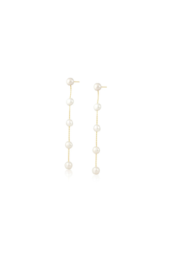Sahira Jewelry | Valentina Pearl Drop Earrings | Sweetest Stitch