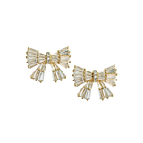 St Armands Design | Sparkler Stud Bow Earrings | Sweetest Stitch