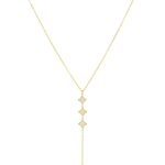 Sahira Jewelry | Amanda CZ Lariat Necklace | Sweetest Stitch RVA