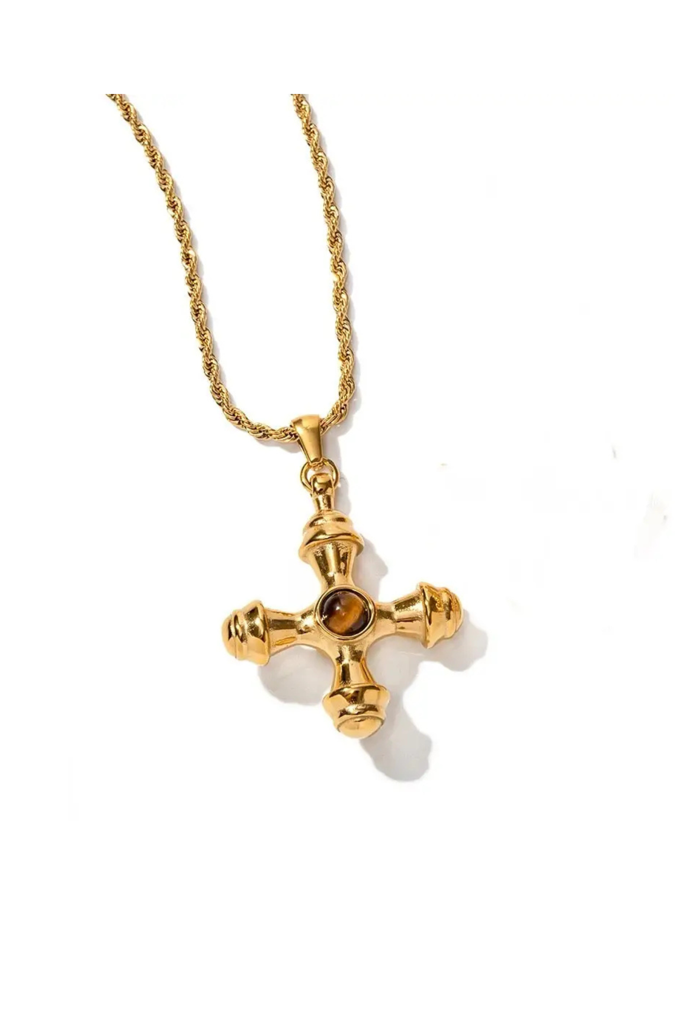 Sahira Jewelry | Ophelia Cross Necklace | Sweetest Stitch Boutique