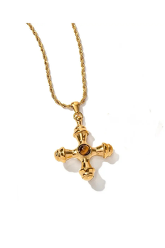 Sahira Jewelry | Ophelia Cross Necklace | Sweetest Stitch Boutique