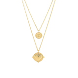 Sahira Jewelry | Gigi Double Coin Necklace | Sweetest Stitch Boutique