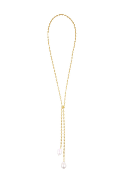 Sahira Jewelry | Pearl Bolo Wrap Necklace | Sweetest Stitch Boutique