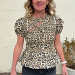 Aureum | Vienna Puff Sleeve Smocked Top | Sweetest Stitch Boutique