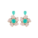 Diamond Pinwheel Earrings