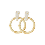 St. Armands Designs | Brown Bamboo Earrings | Sweetest Stitch