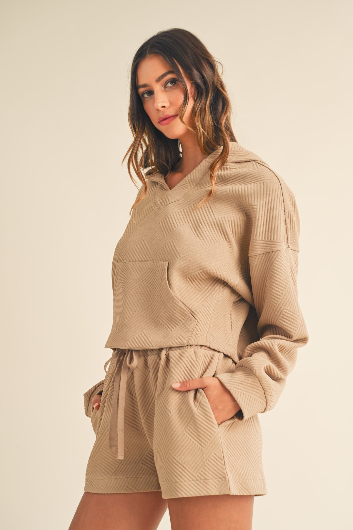 Mable | Quilted Shorts &amp; Hoodie Set | Sweetest Stitch Boutique