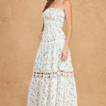 Strut & Bolt | Gloria Floral Strapless Midi Dress | Sweetest Stitch RVA