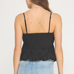 Strut & Bolt | Evie Peplum Sleeveless Top | Sweetest Stitch Boutique