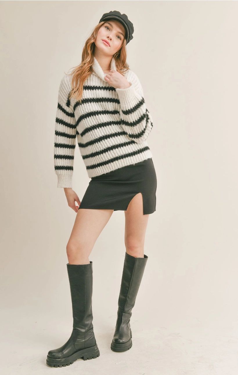 Sadie &amp; Sage | Aki Striped Sweater | Sweetest Stitch Online Boutique