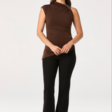 ASTR The Label | Mindy Asymmetrical Ruched Top | Sweetest Stitch