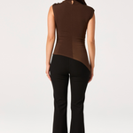 ASTR The Label | Mindy Asymmetrical Ruched Top | Sweetest Stitch