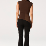 ASTR The Label | Mindy Asymmetrical Ruched Top | Sweetest Stitch