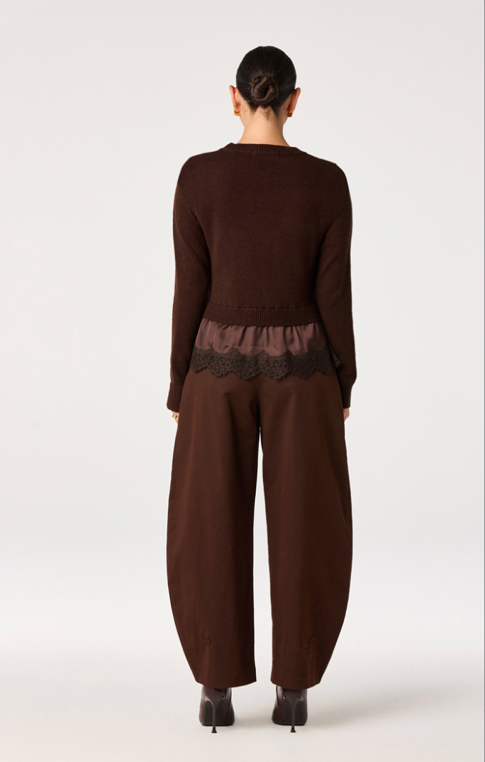 ASTR The Label | Juliette Lace Trim Sweater | Sweetest Stitch Boutique