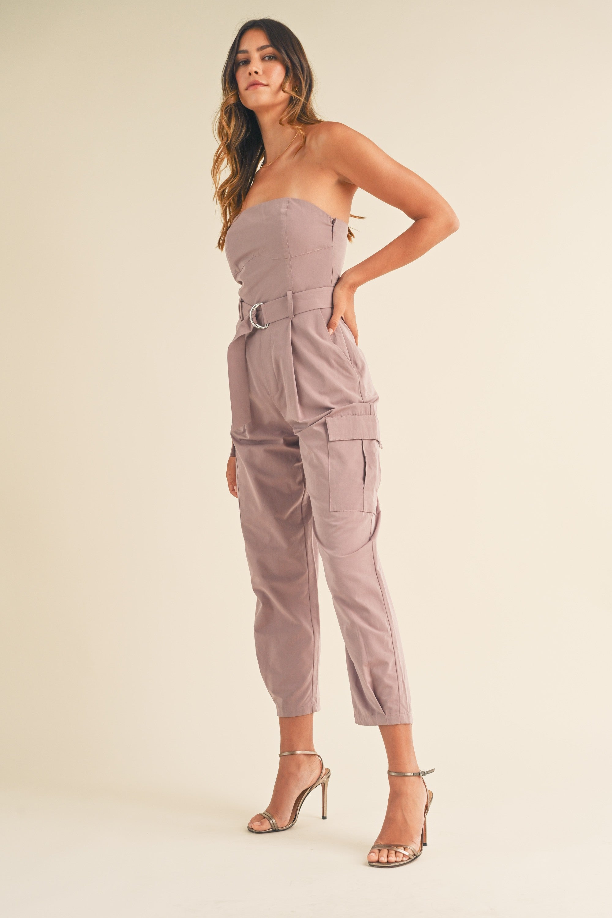 Missguided side hot sale tie jumpsuit